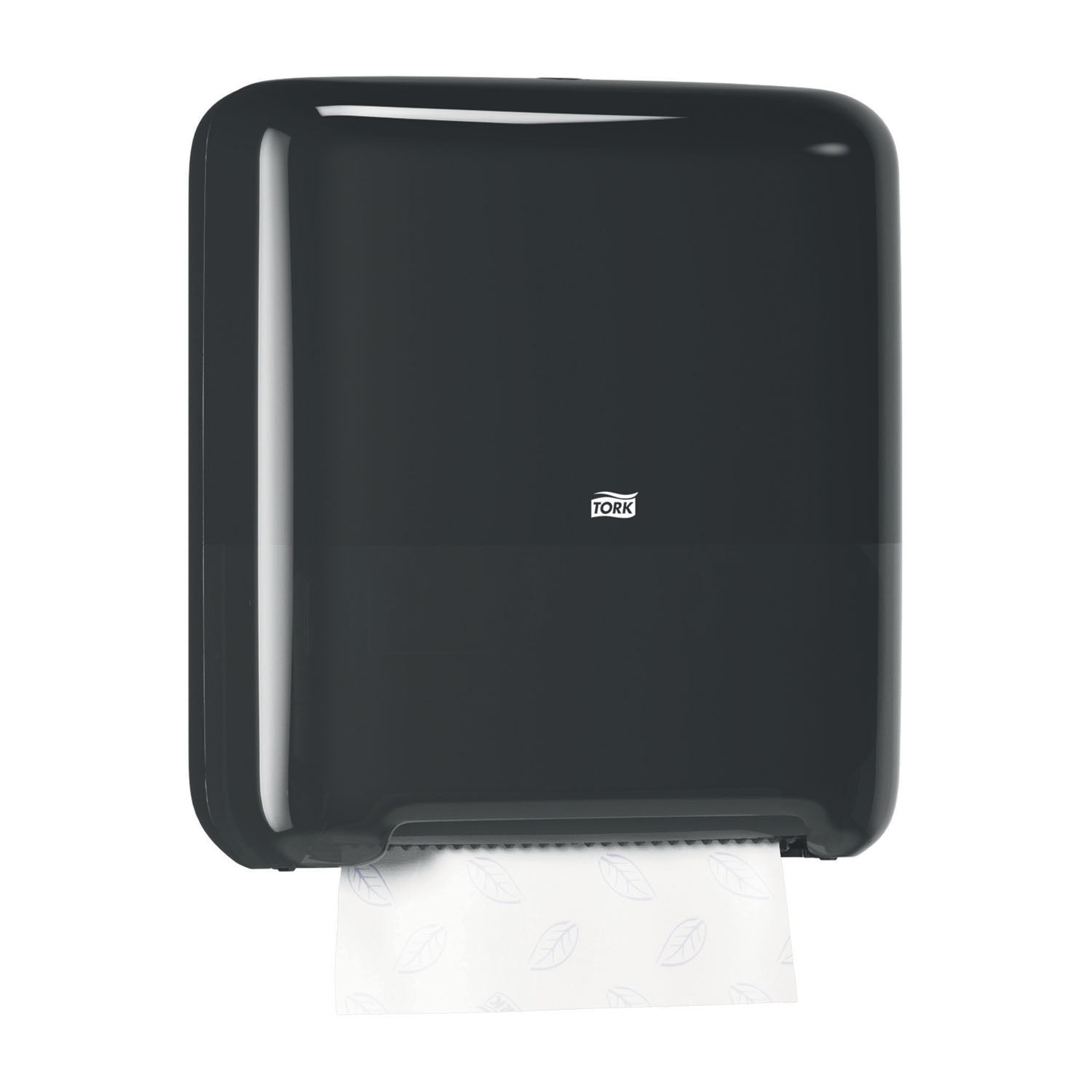 Hand Towel Roll Dispenser, Elevation, Universal, Black, H1, Plastic, 14.7" x 13.2" x 8.1"  (75 cs/plt)