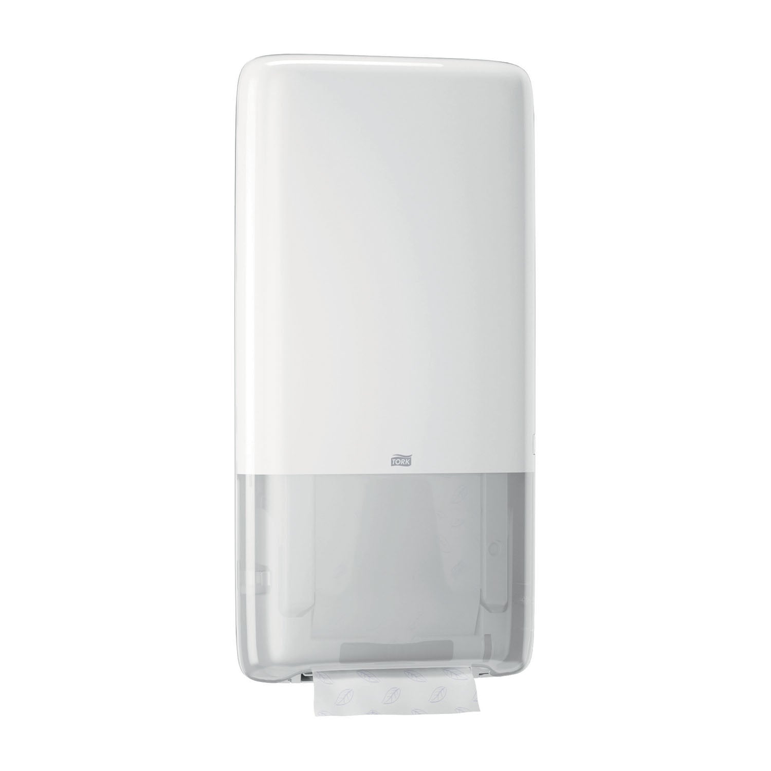 Hand Towel Dispenser, Universal, White, H5, Plastic, 28.7" x 14.6" x 4" (72 cs/plt)