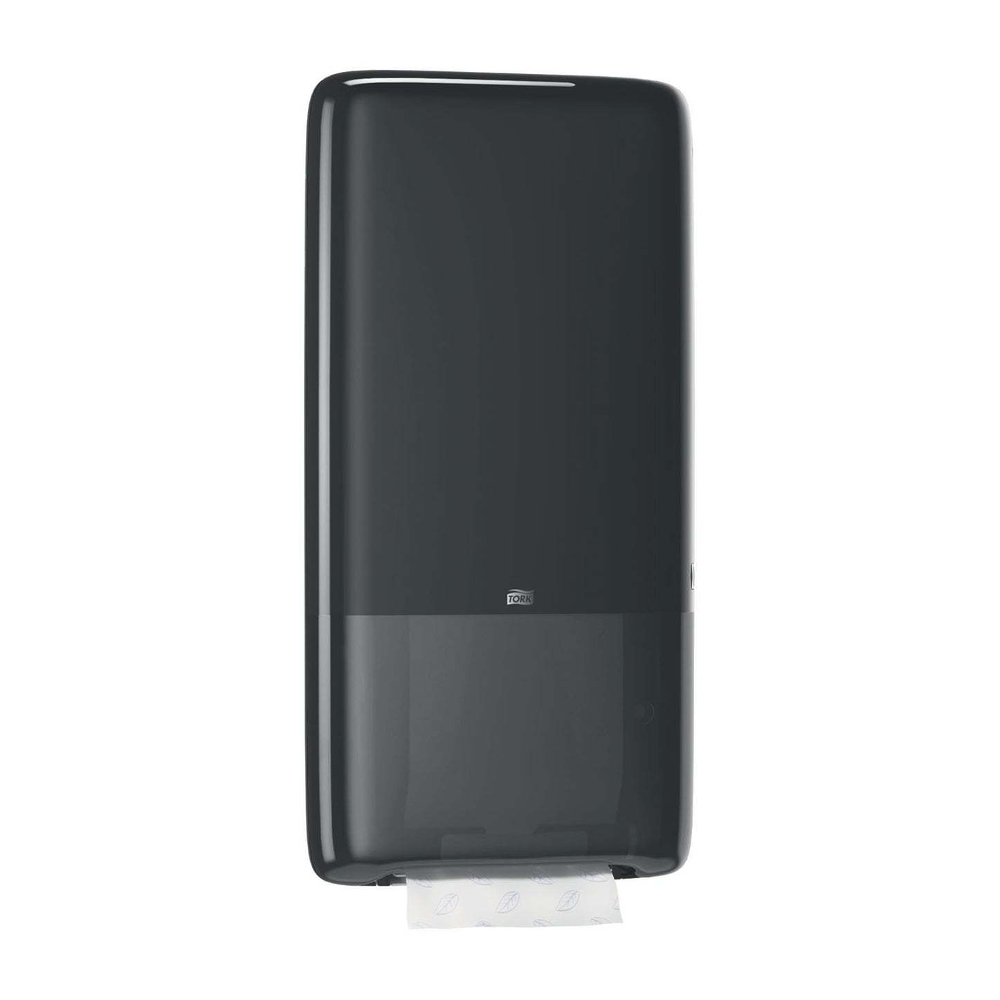 Hand Towel Dispenser, Universal, Black, H5, Plastic, 28.7" x 14.6" x 4" (72 cs/plt)