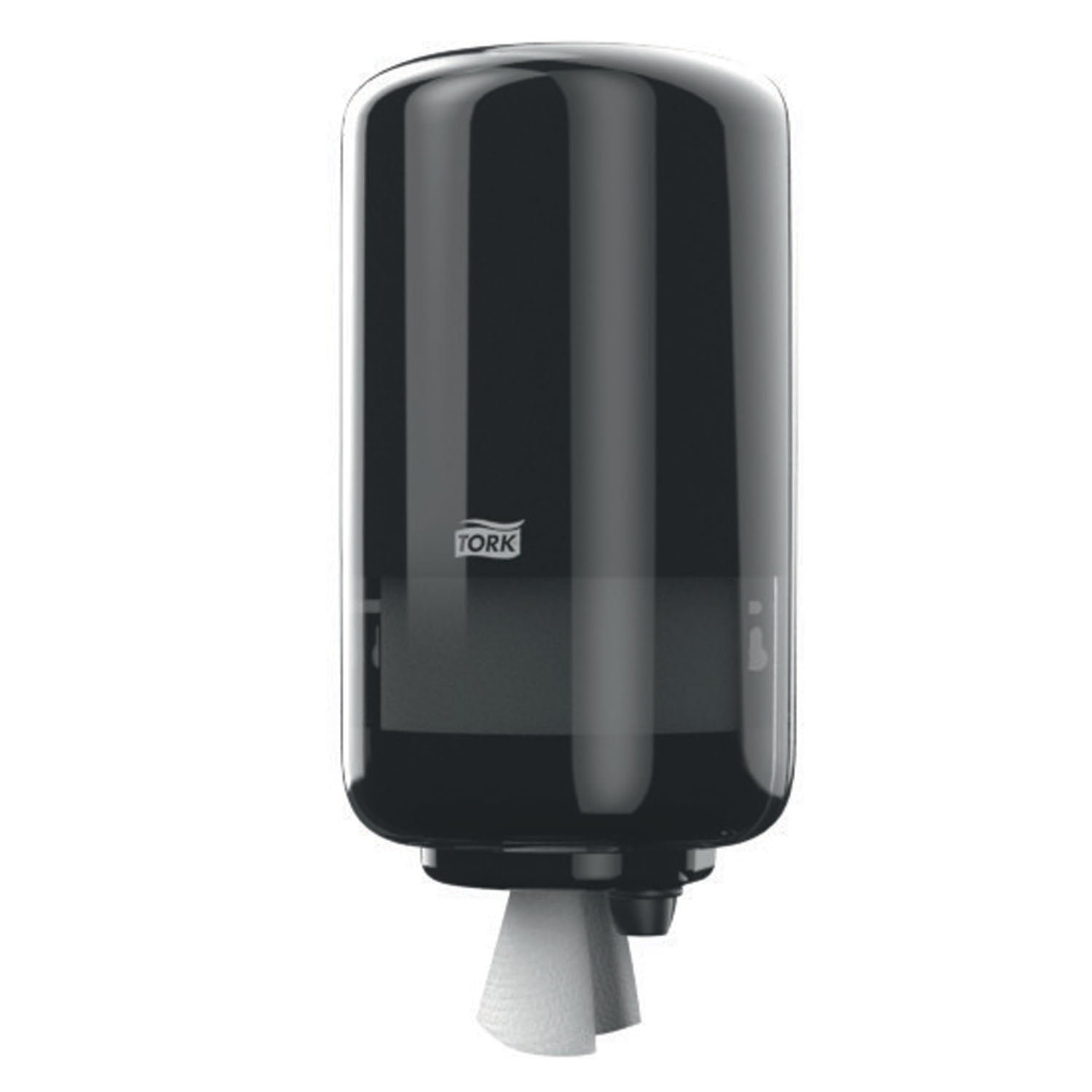 Centerfeed Dispenser, Mini, Universal, Black, M1, Plastic, 13.1" x 6.9" x 6.5" (210 cs/plt)