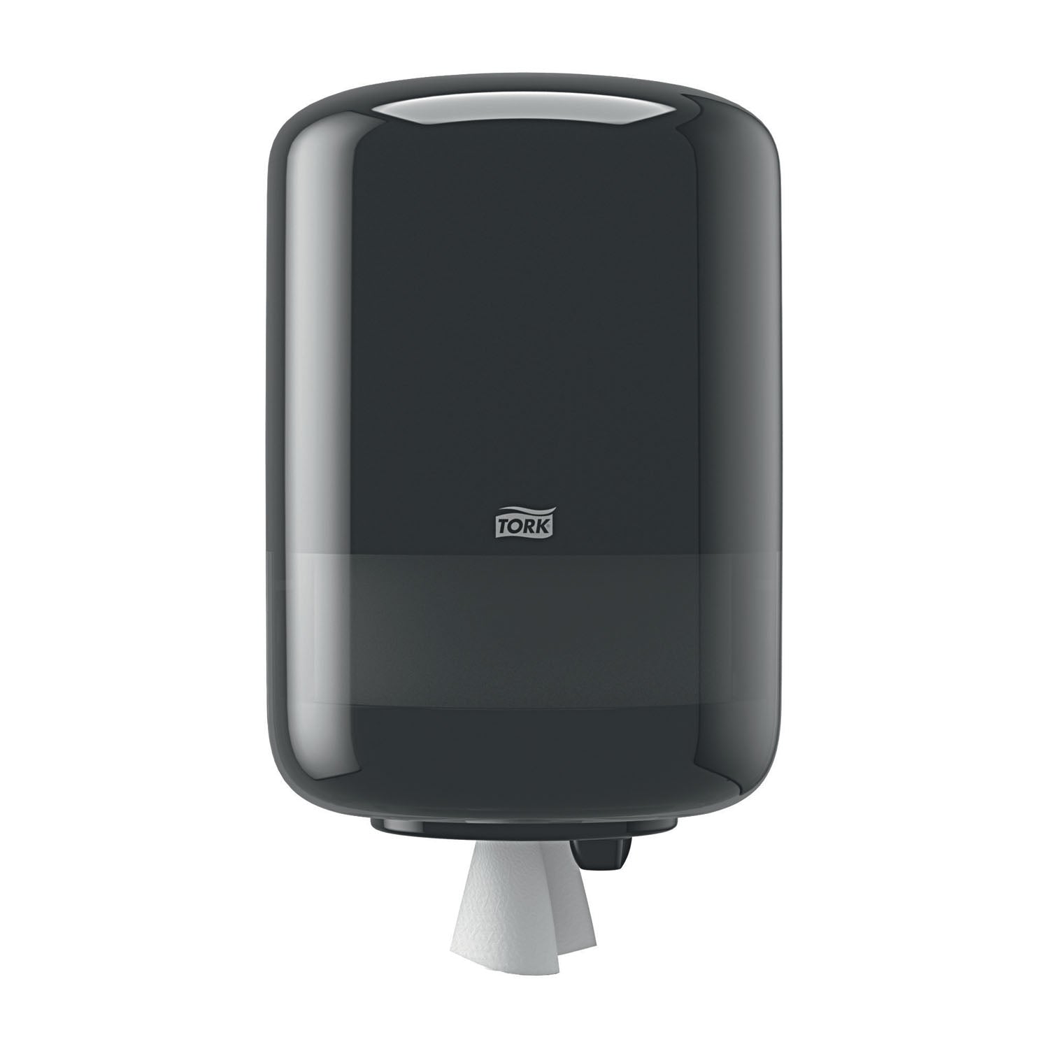 Centerfeed Dispenser, Universal, Black, M2, Plastic, 14.4" x 9.4" x 9" (120 cs/plt)