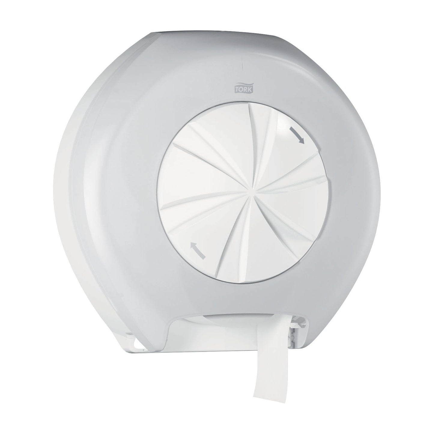 Bath Tissue Roll Dispenser, 3 Roll, for OptiCore, Universal, White, T11, Plastic, 14.6" x 14.1" x 6.3"