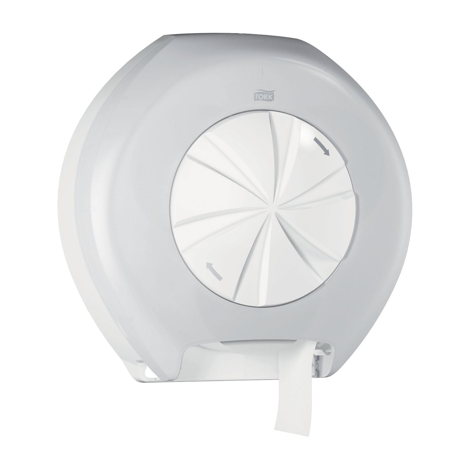 Bath Tissue Roll Dispenser, 3 Roll, for OptiCore, Universal, White, T11, Plastic, 14.6" x 14.1" x 6.3"