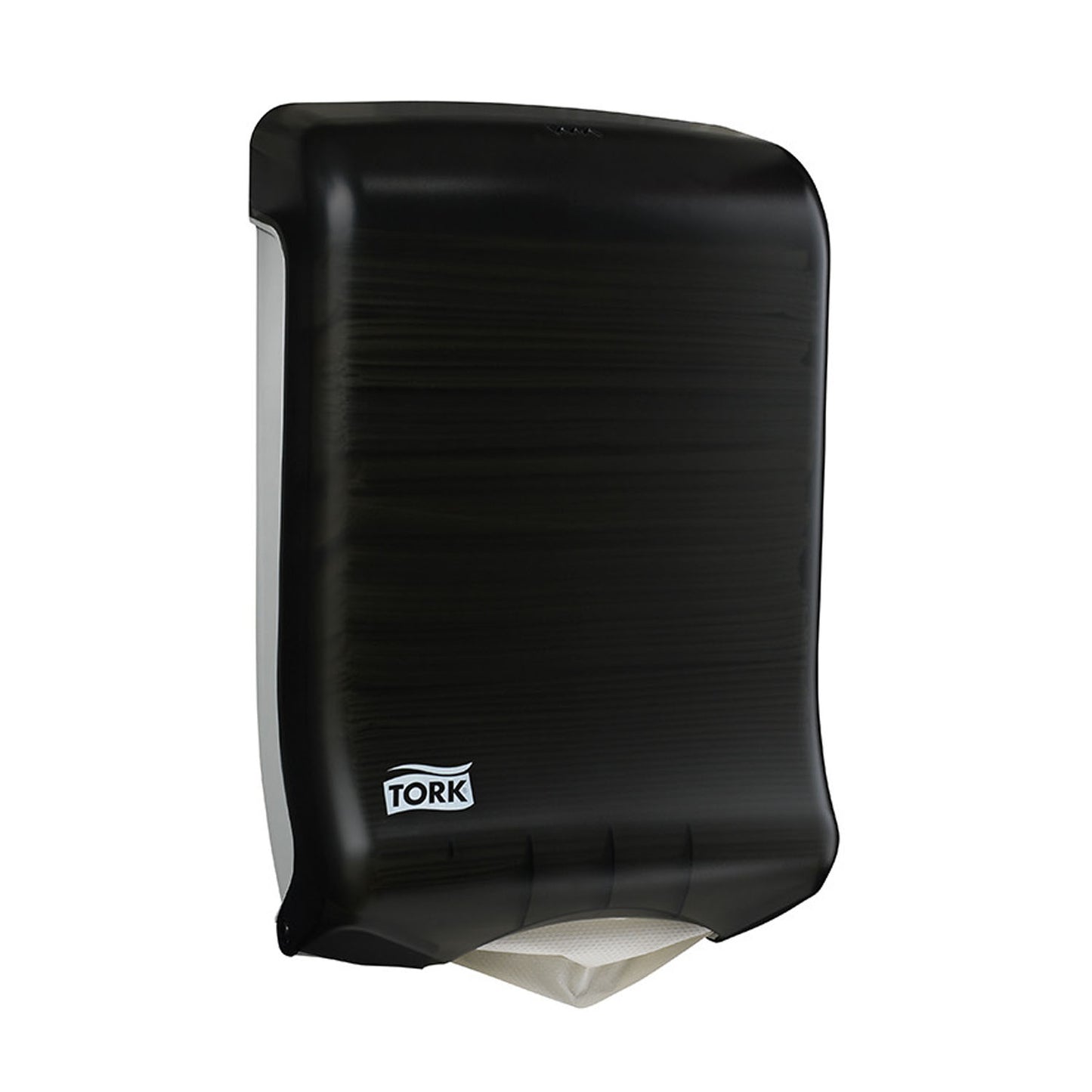 Hand Towel Dispenser, Multifold and C-Fold, Universal, Smoke, H2, Plastic, 18" x 11.8" x 6.3" (120 cs/plt)
