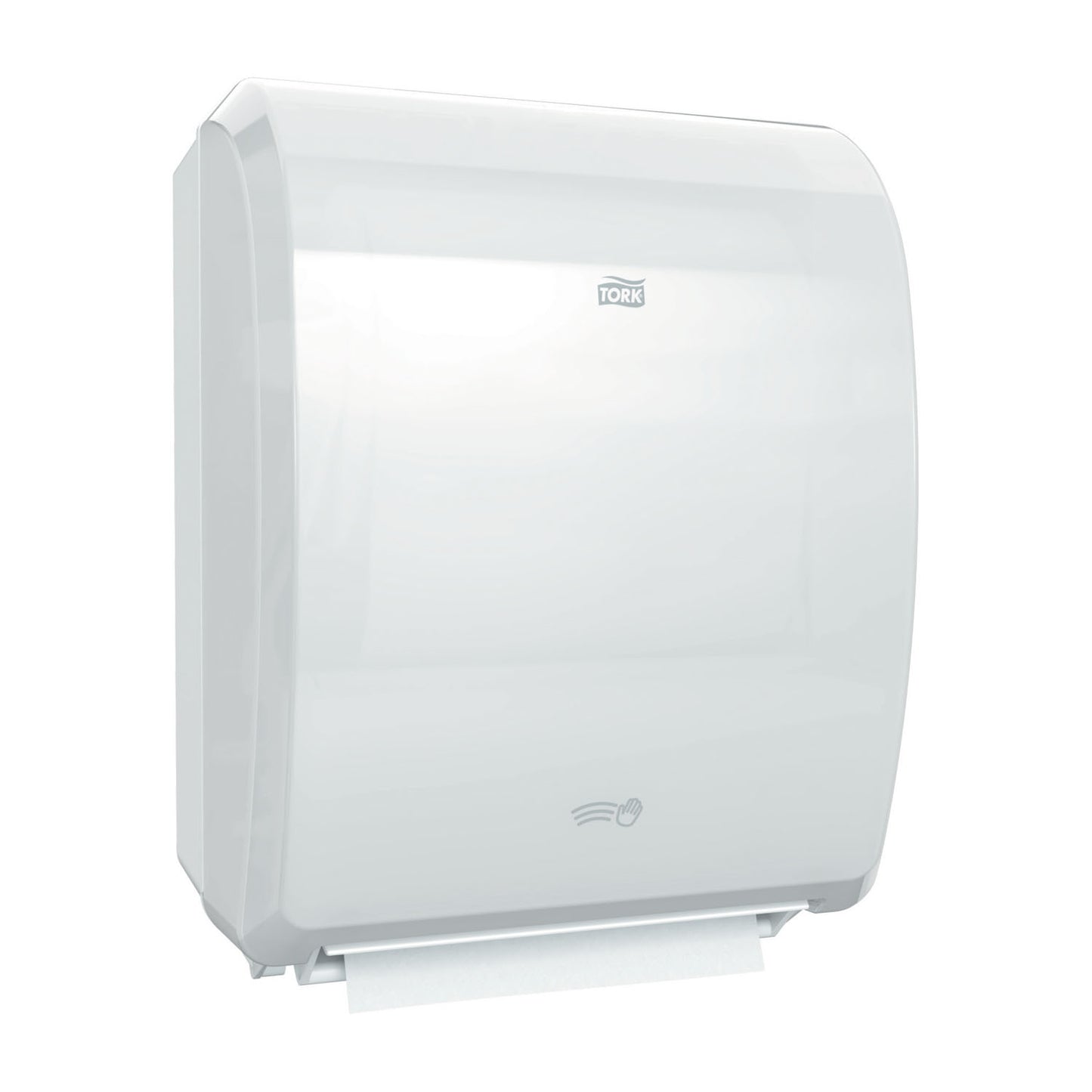 Hand Towel Roll Dispenser, Electronic, Universal, White, H71, Plastic, 16" x 12.3" x 9.3"