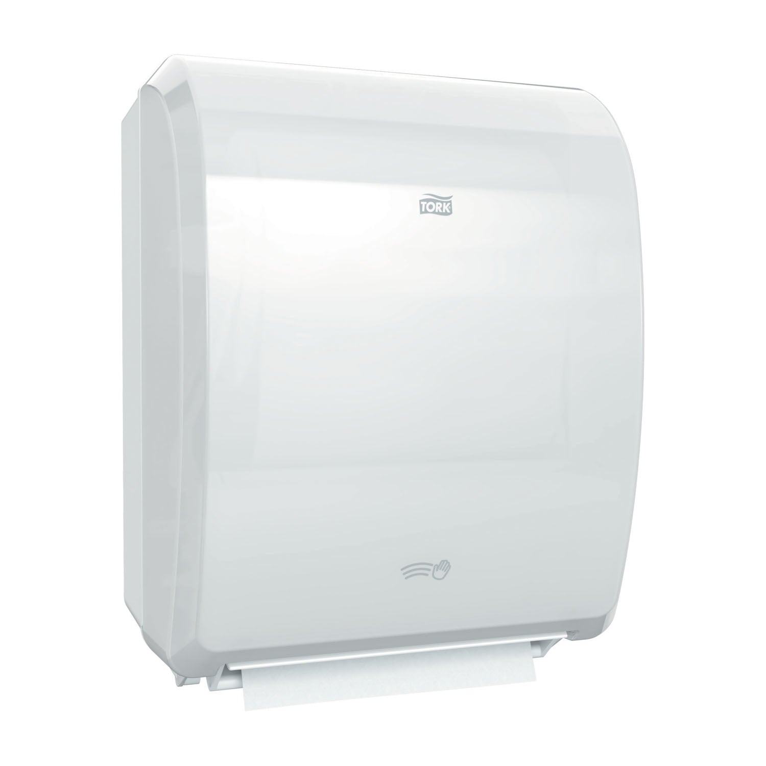 Hand Towel Roll Dispenser, Electronic, Universal, White, H71, Plastic, 16" x 12.3" x 9.3"