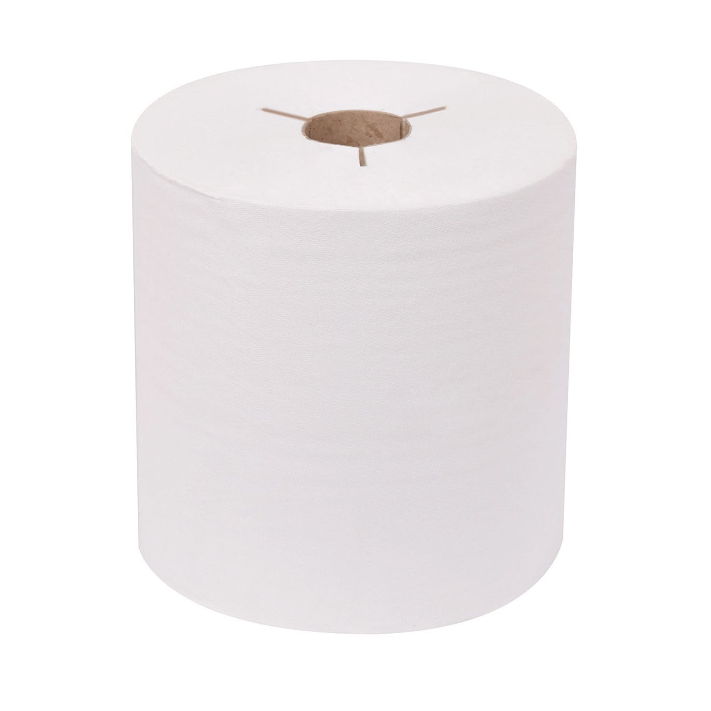 Hand Towel Roll, Premium, White, 1-Ply, Embossed, H80, 600ft, 7.9" x 7.8" x 1.9", 6 rl/cs (55 cs/plt)