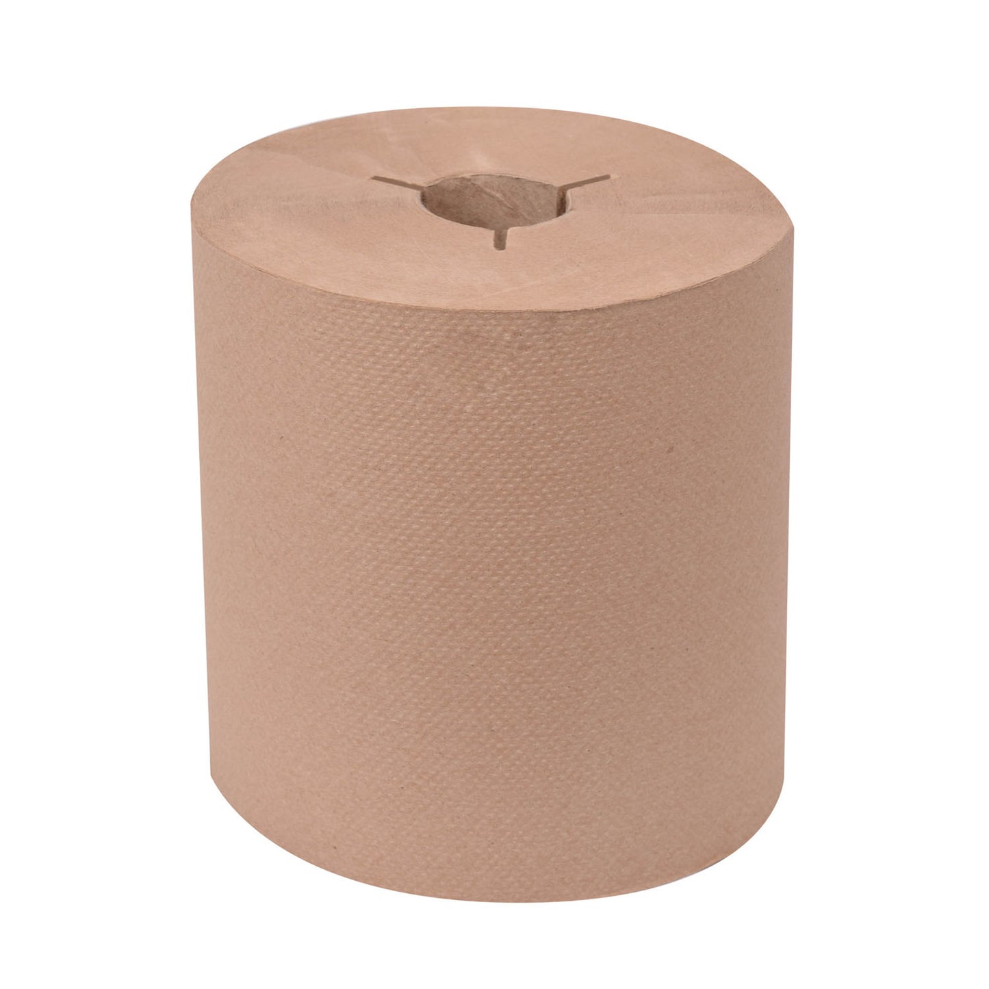 Hand Towel Roll, Universal, Natural, 1-Ply, Embossed, H80, 800ft, 8" x 7.8" x 1.9", 6 rl/cs (55 cs/plt)