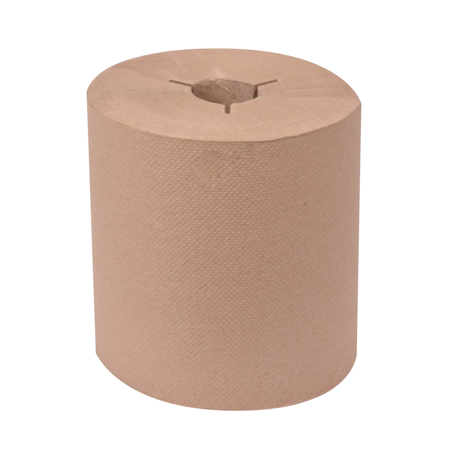 Hand Towel Roll, Universal, Natural, 1-Ply, Embossed, H80, 800ft, 8" x 7.8" x 1.9", 6 rl/cs (55 cs/plt)
