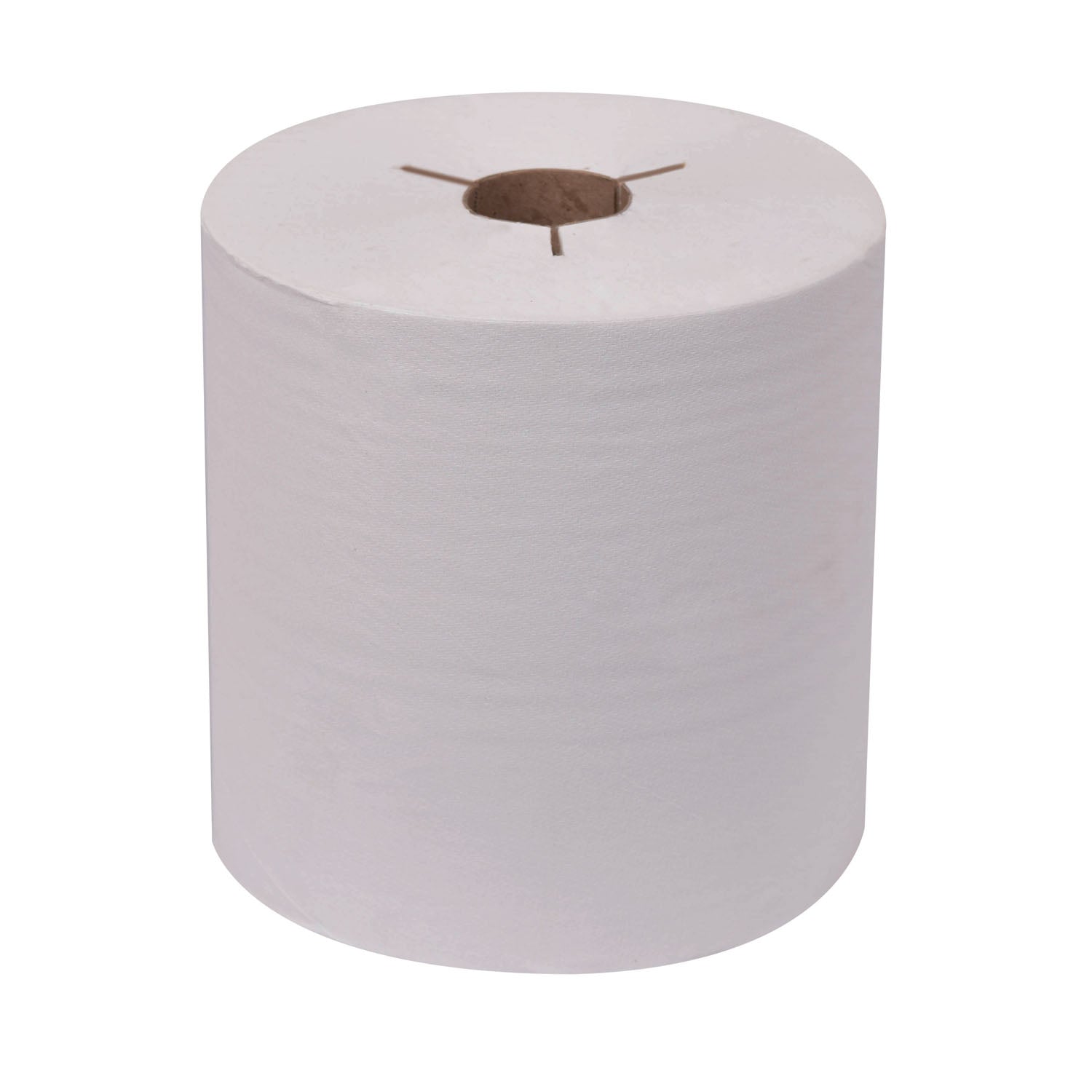 Hand Towel Roll, Universal, Natural/ White, 1-Ply, Embossed, H80, 800ft, 8" x 7.8" x 1.9", 6 rl/cs (55 cs/plt)