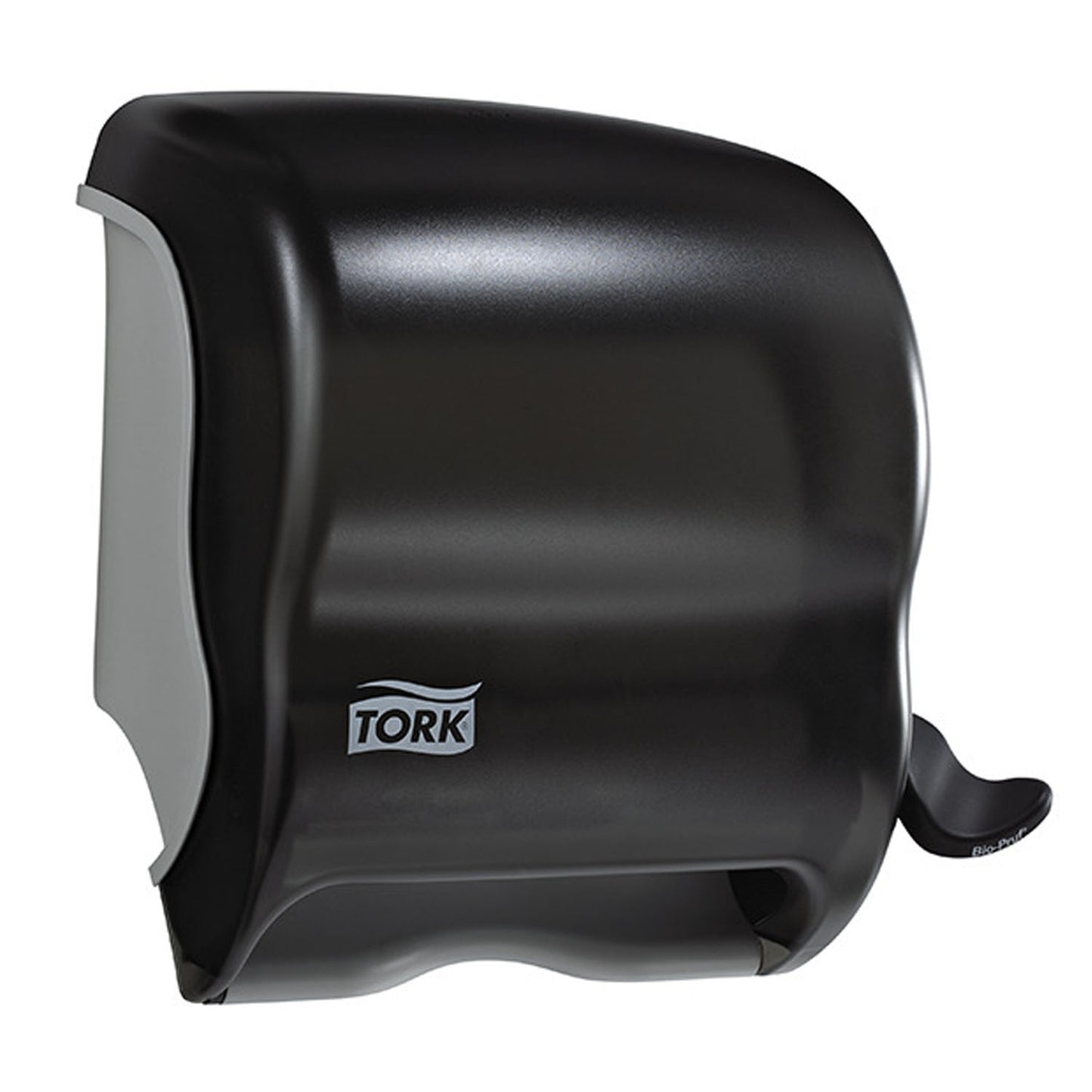 Hand Towel Roll Dispenser, with Lever, Universal, Smoke, H21, Plastic, 12.8" x 12.5" x 8.6" (120 cs/plt)