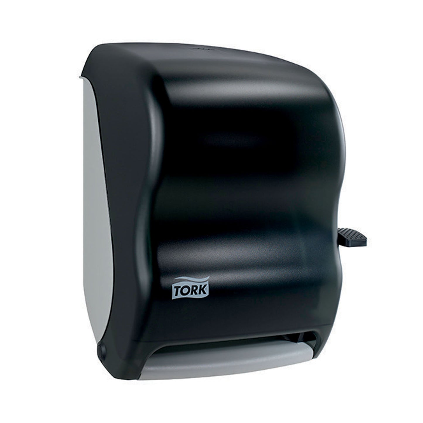 Hand Towel Roll Dispenser, with Lever Auto Transfer, Universal, Smoke, H21, Plastic, 15.5" x 12.9" x 9.3" (90 cs/plt)