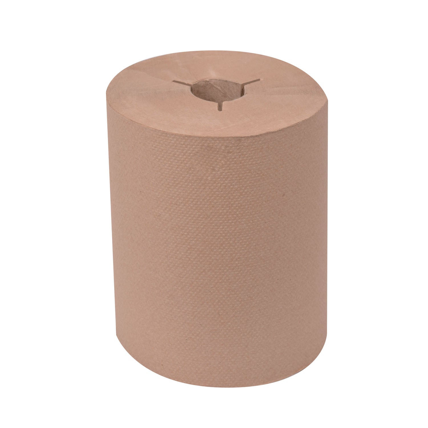 Hand Towel Roll, Universal, Natural, 1-Ply, Embossed, H86, 425ft, 8" x 6.2" x 1.9", 12 rl/cs (48 cs/plt)