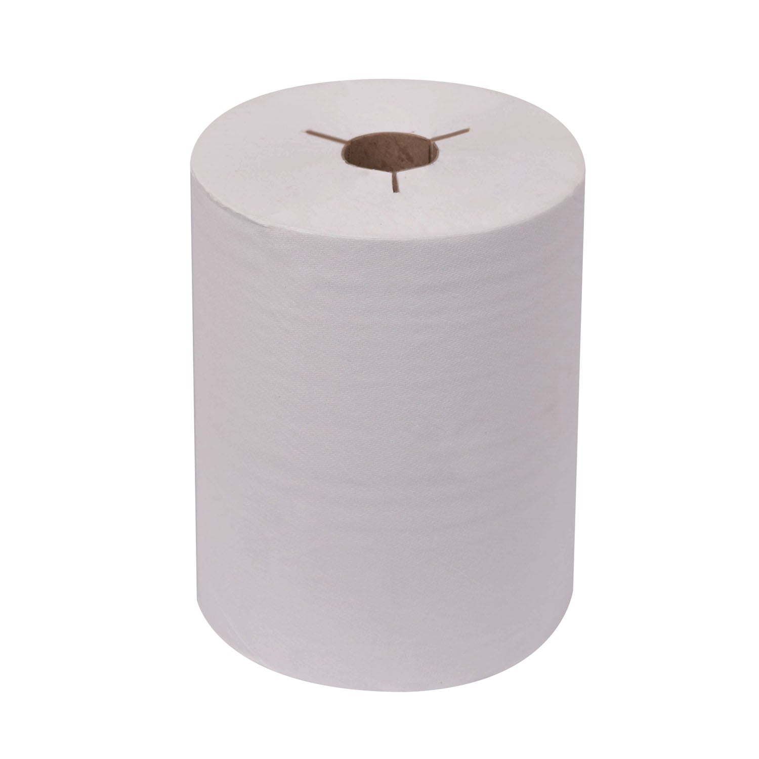 Hand Towel Roll, Universal, Natural/ White, 1-Ply, Embossed, H86, 425ft, 8" x 6.2" x 1.9", 12 rl/cs (48 cs/plt)