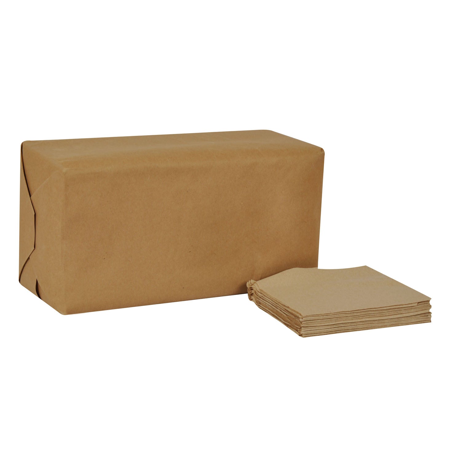 Masterfold Dispenser Napkin, Universal, Natural, 1-Ply, Embossed, N7, 12" x 13", 500/pk, 12 pk/cs (35 cs/plt)