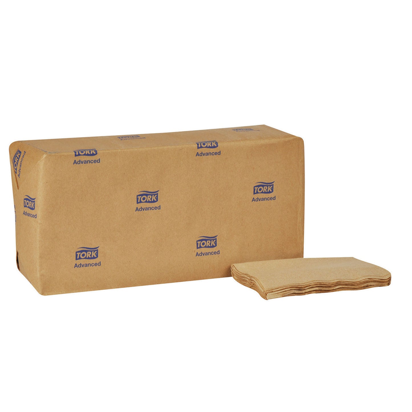 Masterfold Dispenser Napkin, Minifold, Advanced, Natural, Soft, 1-Ply, Embossed, N7, 12" x 13", 500/pk, 12 pk/cs (42 cs/plt)