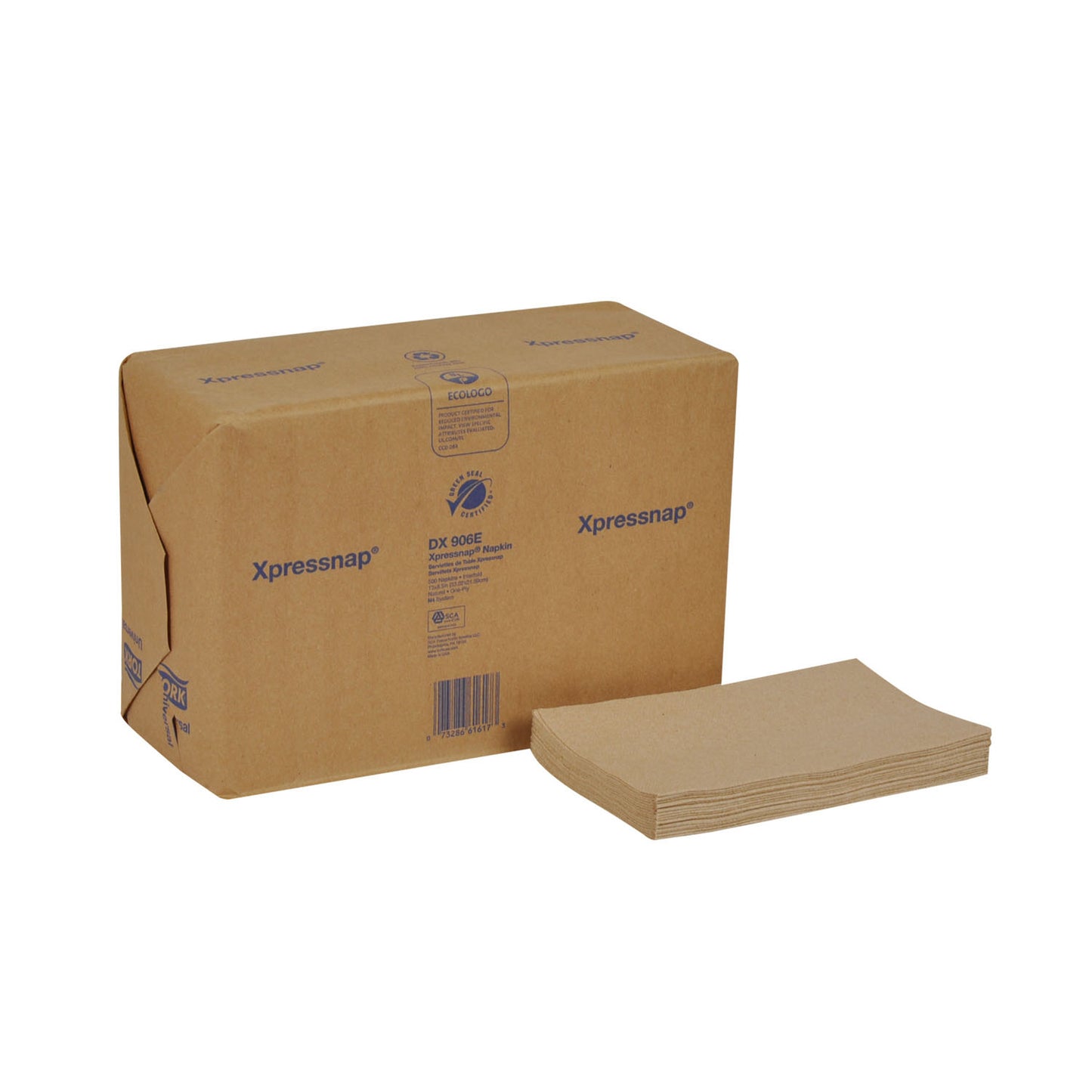 Dispenser Napkin, Universal, Natural, 1-Ply, Embossed, N4, 8.5" x 13", 500/pk, 12 pk/cs (49 cs/plt)