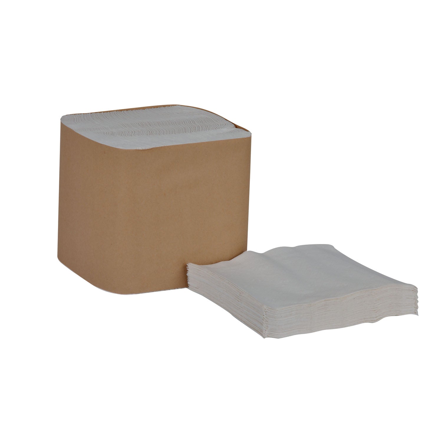 Dinner Napkin, Universal, White, 1-Ply, Embossed, 15" x 16.9", 334/pk, 12 pk/cs (30 cs/plt)