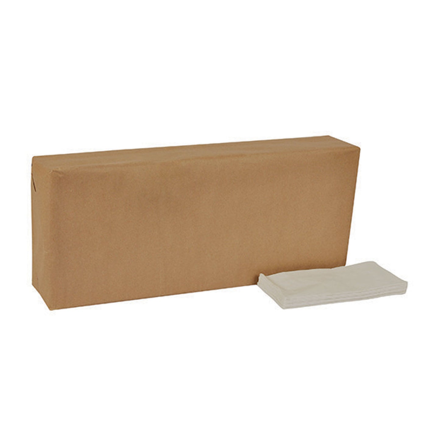 Dinner Napkin, Universal, White, 1-Ply, Embossed, 15" x 16.3", 500/pk, 4 pk/cs (66 cs/plt)