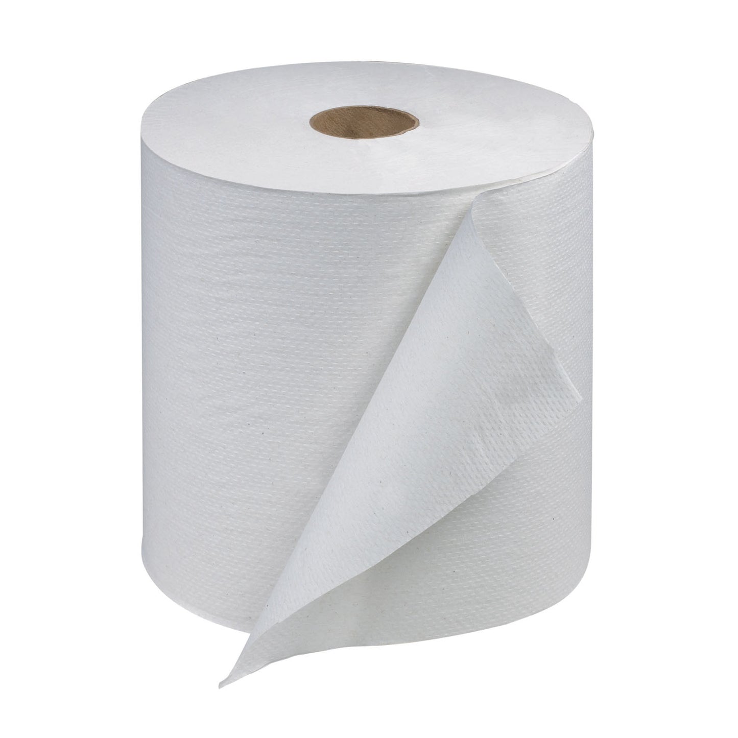 Hand Towel Roll, Universal, White, 1-Ply, Embossed, H21, 1000ft, 7.9" x 7.8" x 1.9", 6 rl/cs (60 cs/plt)