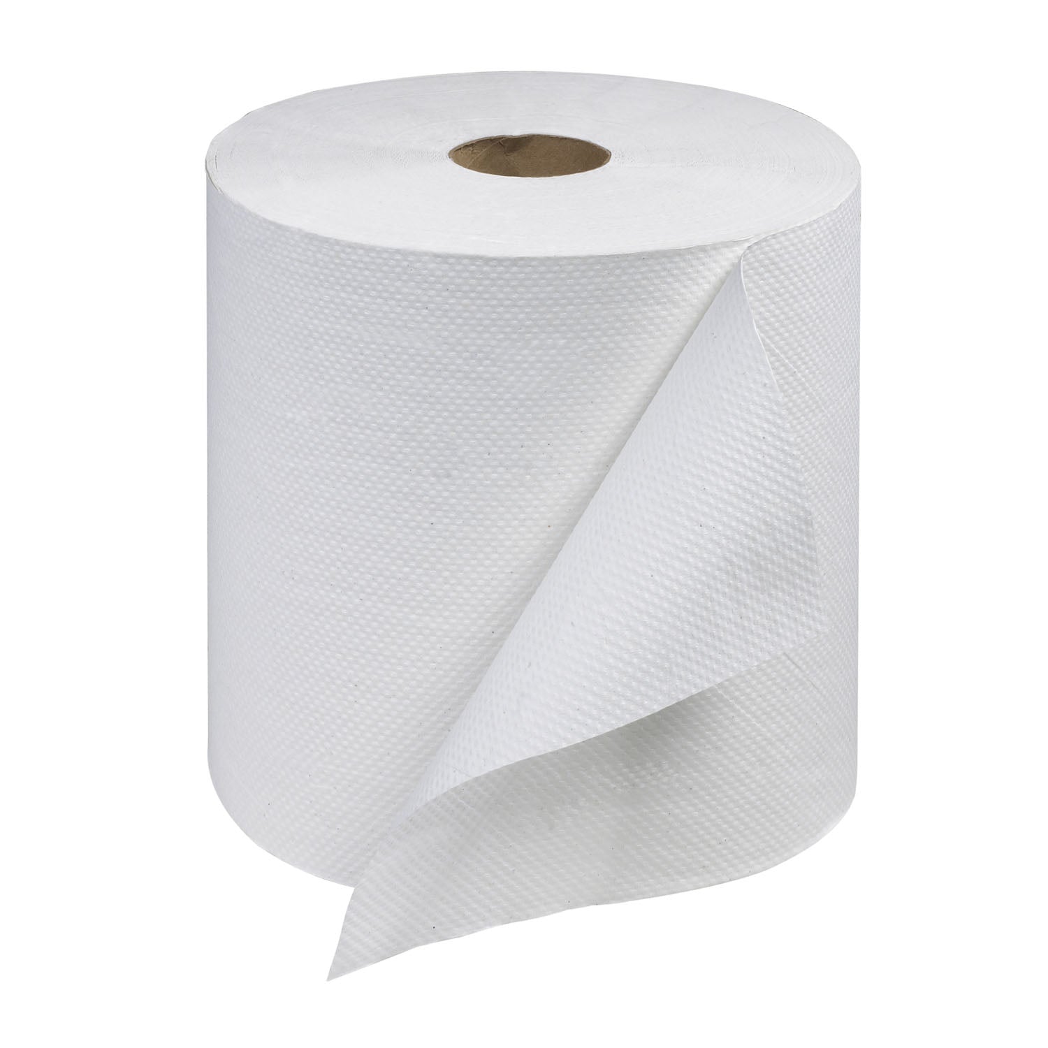 Hand Towel Roll, Universal, White, 1-Ply, Embossed, H21, 800ft, 7.9" x 7.8" x 1.9", 6 rl/cs (60 cs/plt)