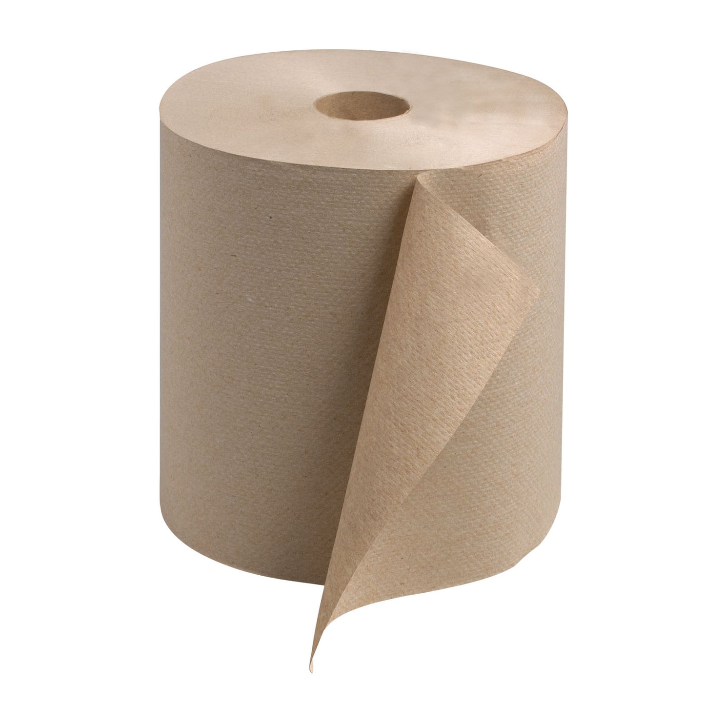Hand Towel Roll, Universal, Natural, 1-Ply, Embossed, H21, 800ft, 7.9" x 7.8" x 1.9", 6 rl/cs (60 cs/plt)
