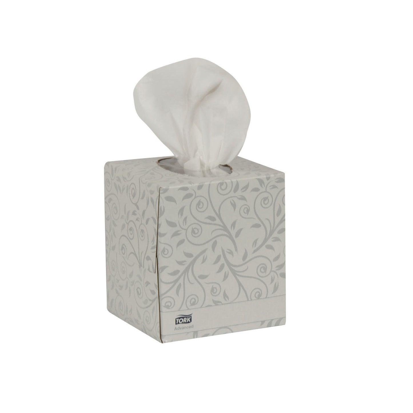 Soft Facial Tissue Cube Box, 2-Ply, Advanced, White, F1, 8" x 8", 94 sht/bx, 36 bx/cs (49 cs/plt)