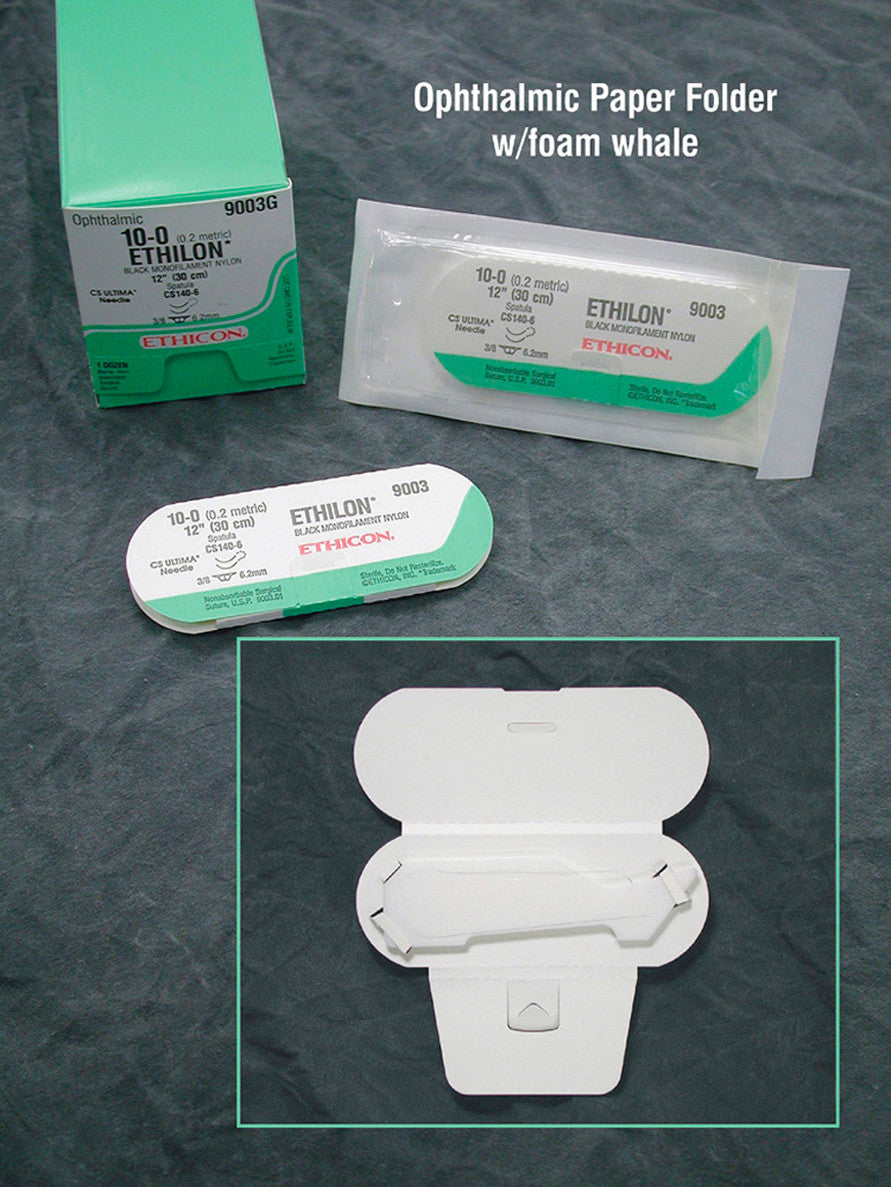 Suture, Taper Point, Size 8-0, 5", Black Monofilament, Needle BV-130-3, 3/8 Circle, 1 dz/bx (Continental US Only)