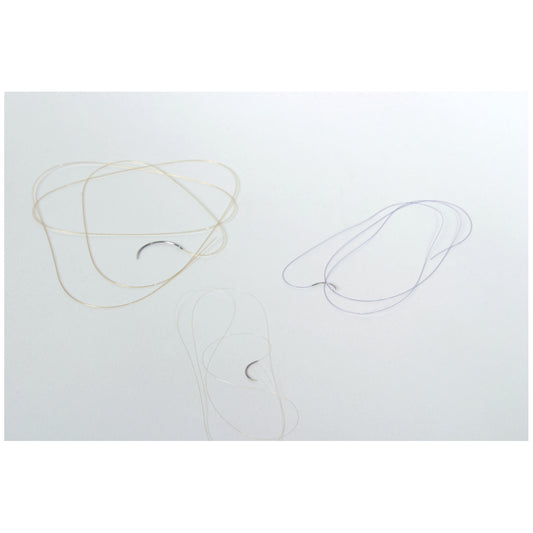 Suture, Precision Point Reverse Cutting, Size 6-0, 18", Undyed Braided, Needle P-3, 3/8 Circle, 1 dz/bx (Continental US Only)