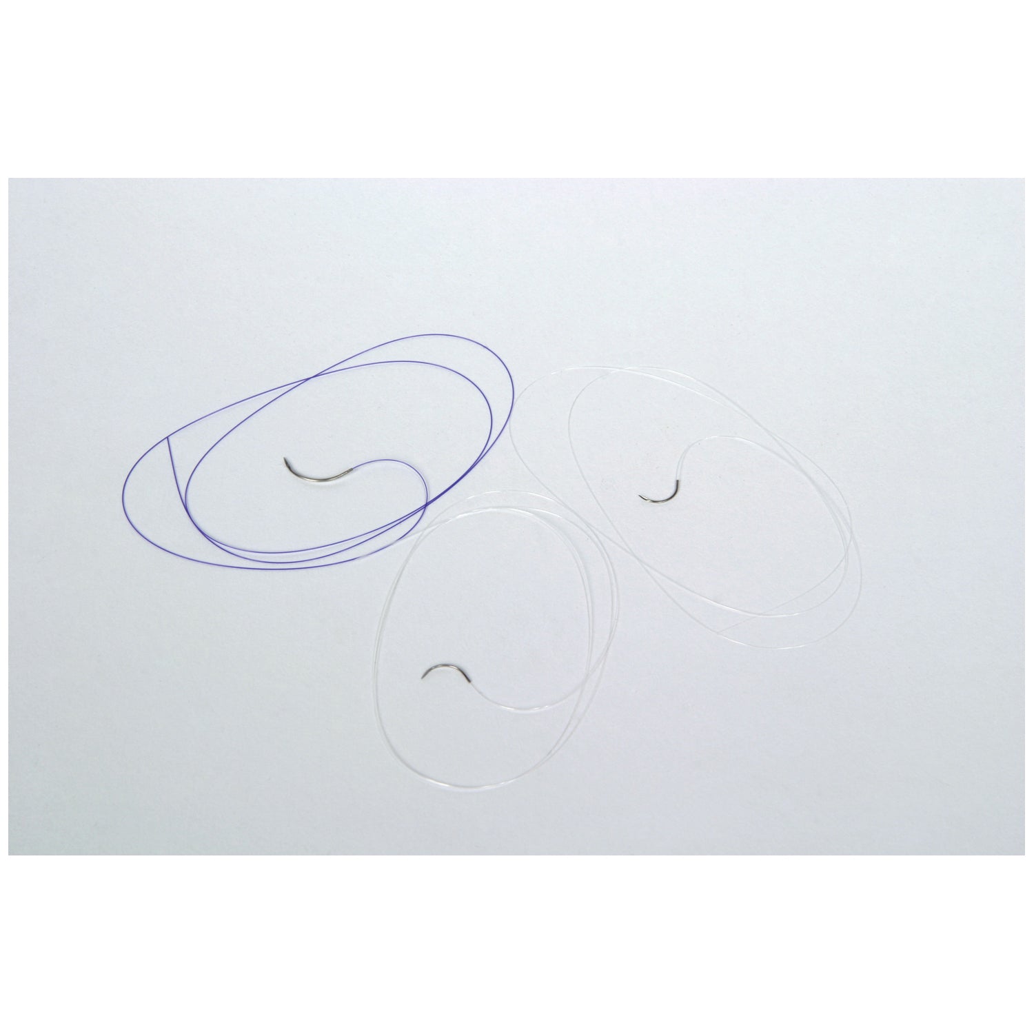 Suture, Size 3-0, 18", Clear Monofilament, Needle PS-1, 1 dz/bx (Continental US Only)