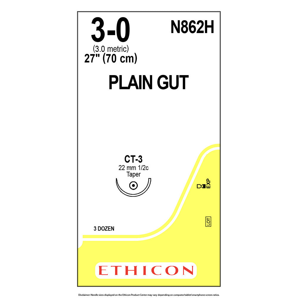 Taper Point Suture, Size 3-0, 27", Needle FN-2, _ Circle, 3 dz/bx (Continental US Only)