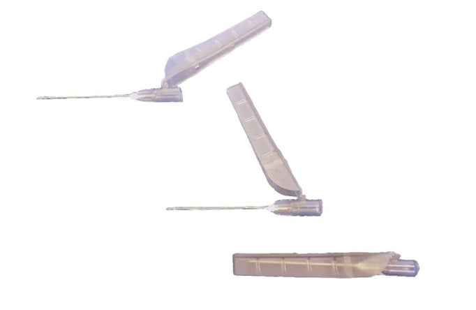 Safety Hyprodermic Needle,  23Gx1", 100/bx, 10bx/cs