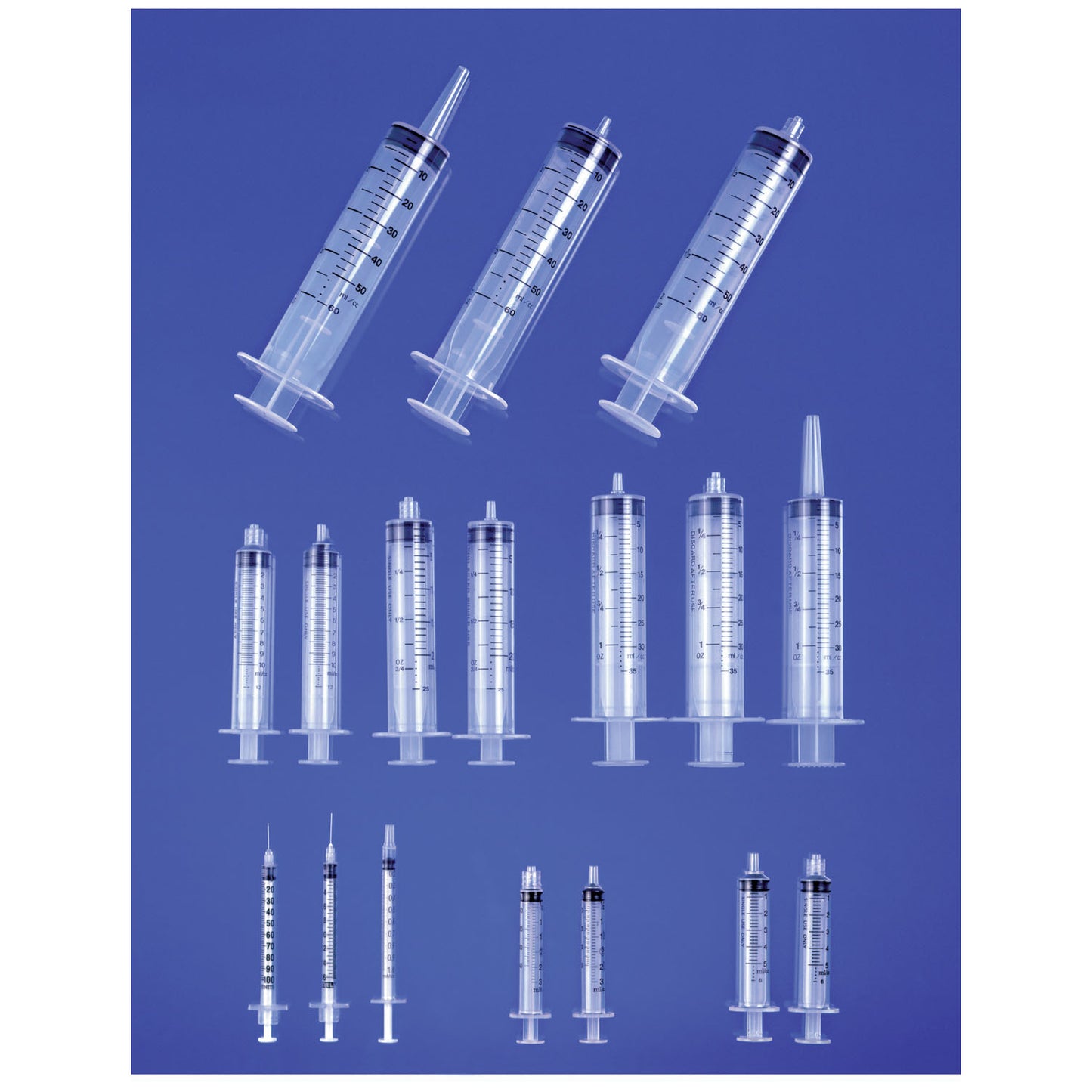 Syringe, Luer Lock, 50-60cc, With Cap, 25/bx, 6 bx/cs (38 cs/plt)