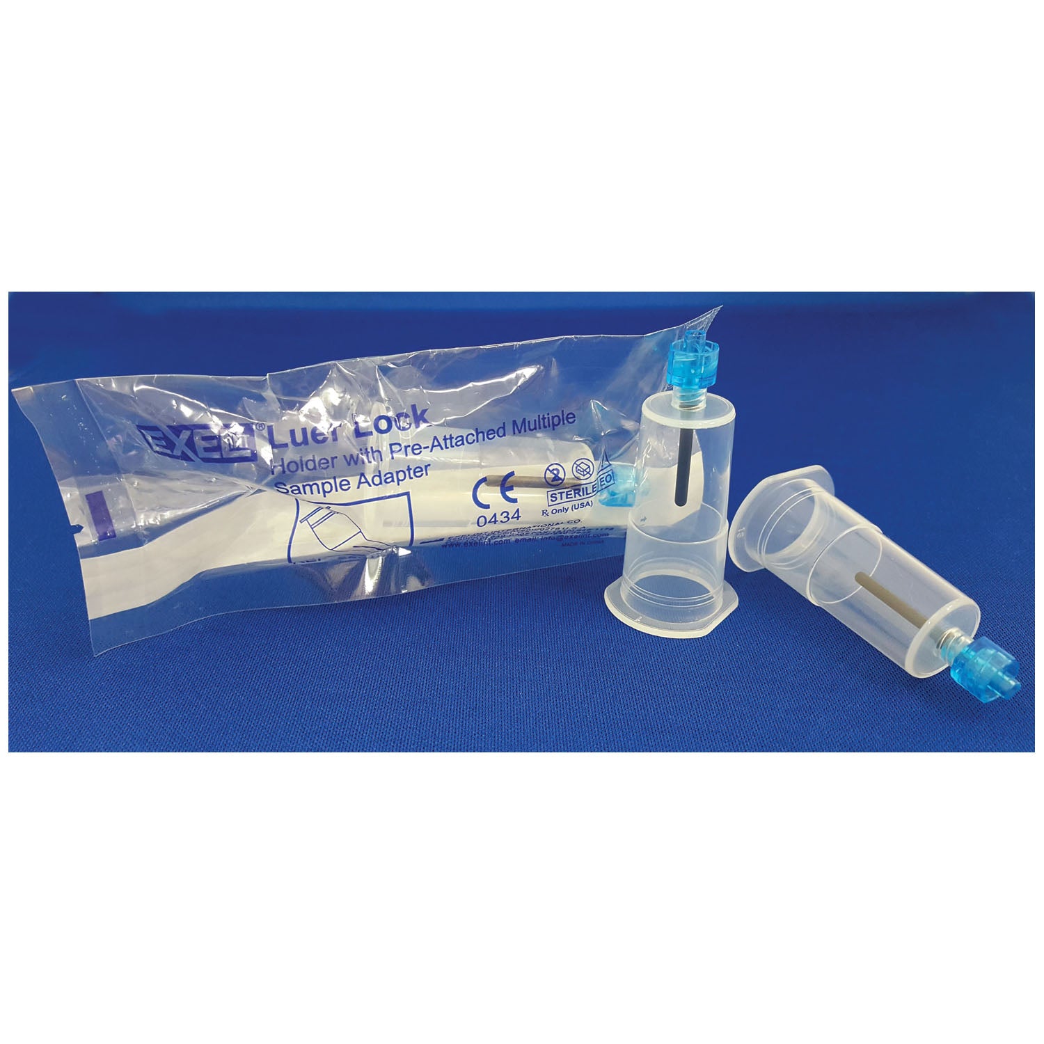 Multi-Sample Holder with Pre-Attached Luer Lock Adapter, Sterile, 50/bx, 4 bx/cs (64 cs/plt)