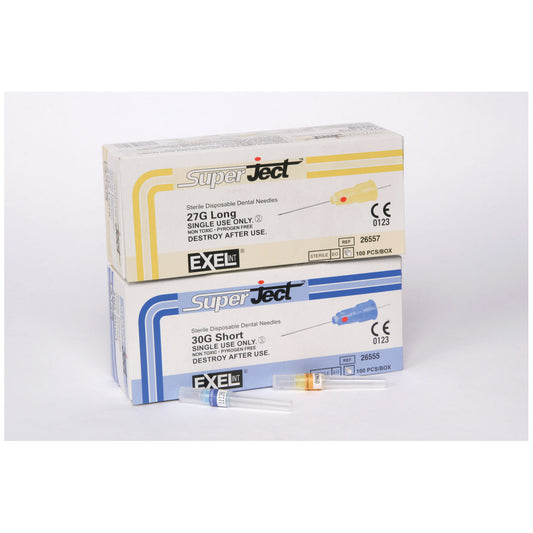 Dental Needle, 27G Long (32mm), 100/bx, 10 bx/cs