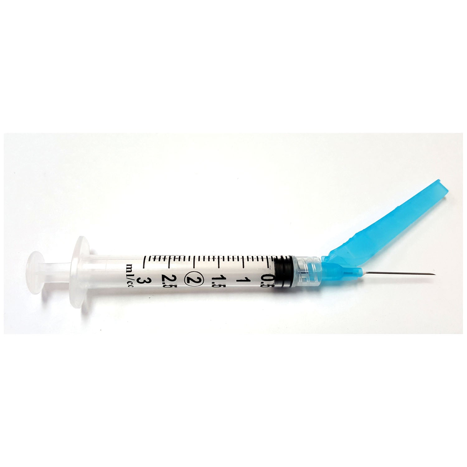 Safety Syringe (3 mL) w/ Safety Needle (23G x 1"), 50/bx, 8 bx/cs