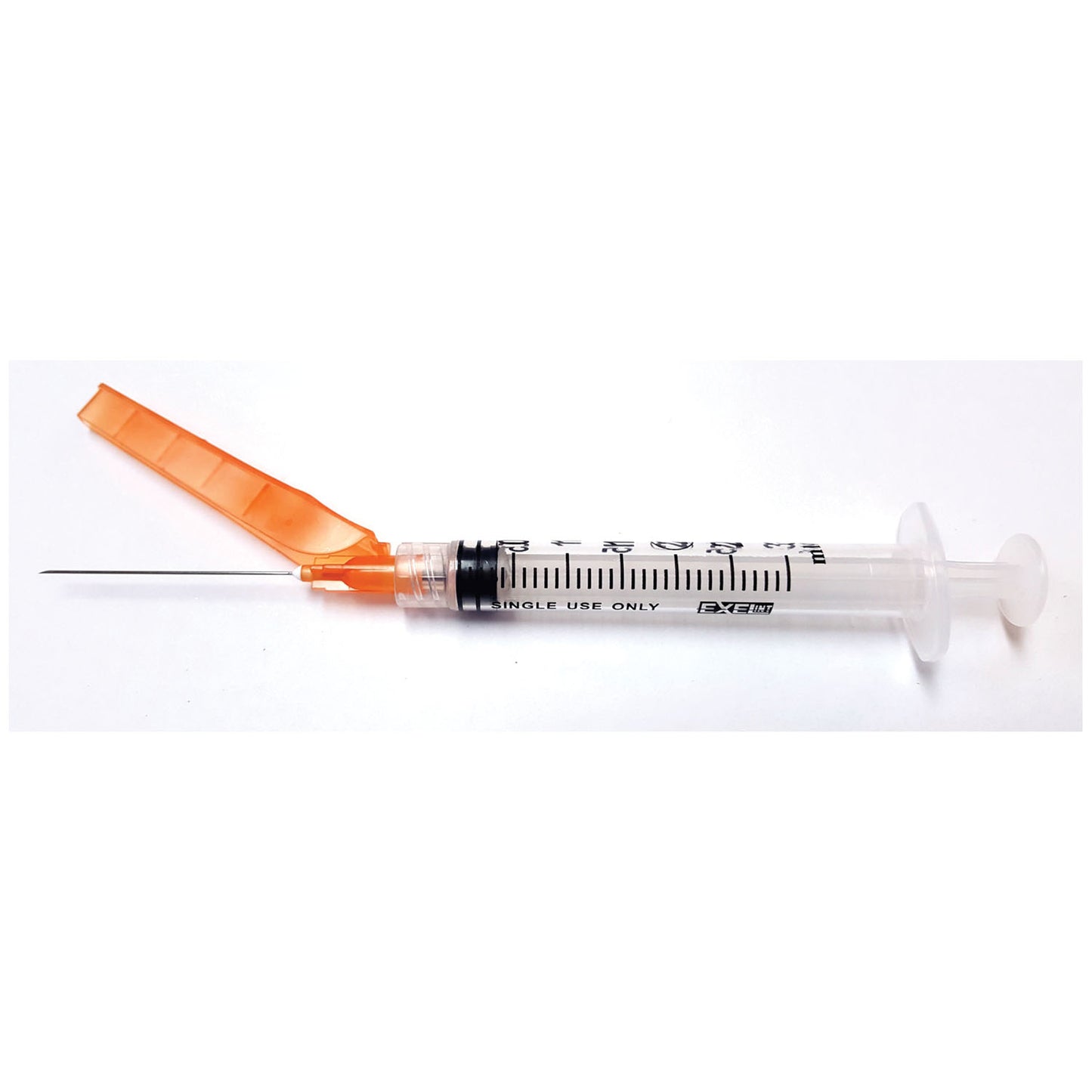 Safety Syringe (3 mL) w/ Safety Needle (25G x 1_"), 50/bx, 8 bx/cs