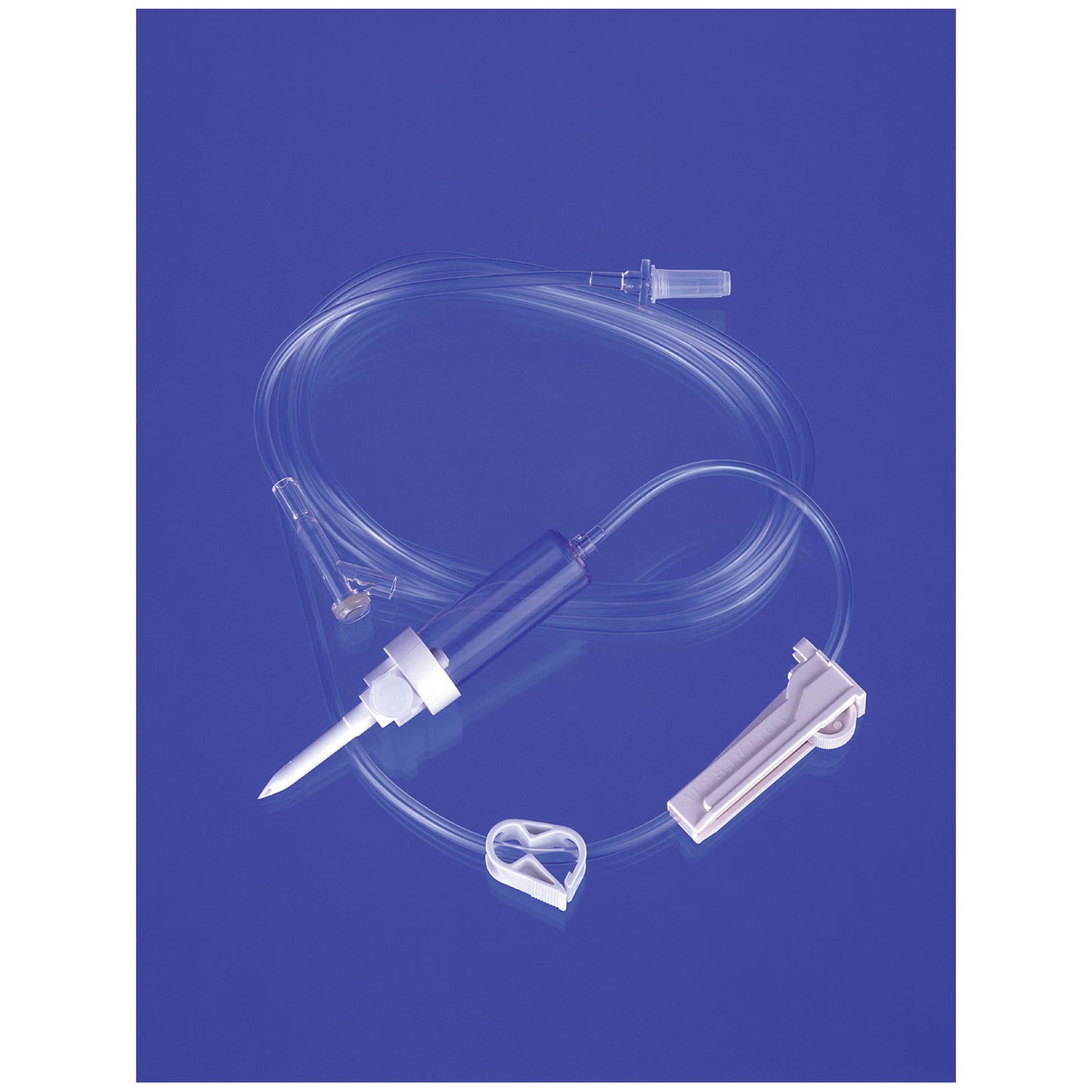 IV Administration Set, 60 Drops, Combination Vented/ Non-Vented, (Y) Injection Site, Luer Slip, 78" Tube, Roller Clamp, Pinch Clamp, 50/cs (90 cs/plt)