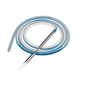 Silicone Drain, 19FR Round, Hubless, 10/cs (Continental US Only)