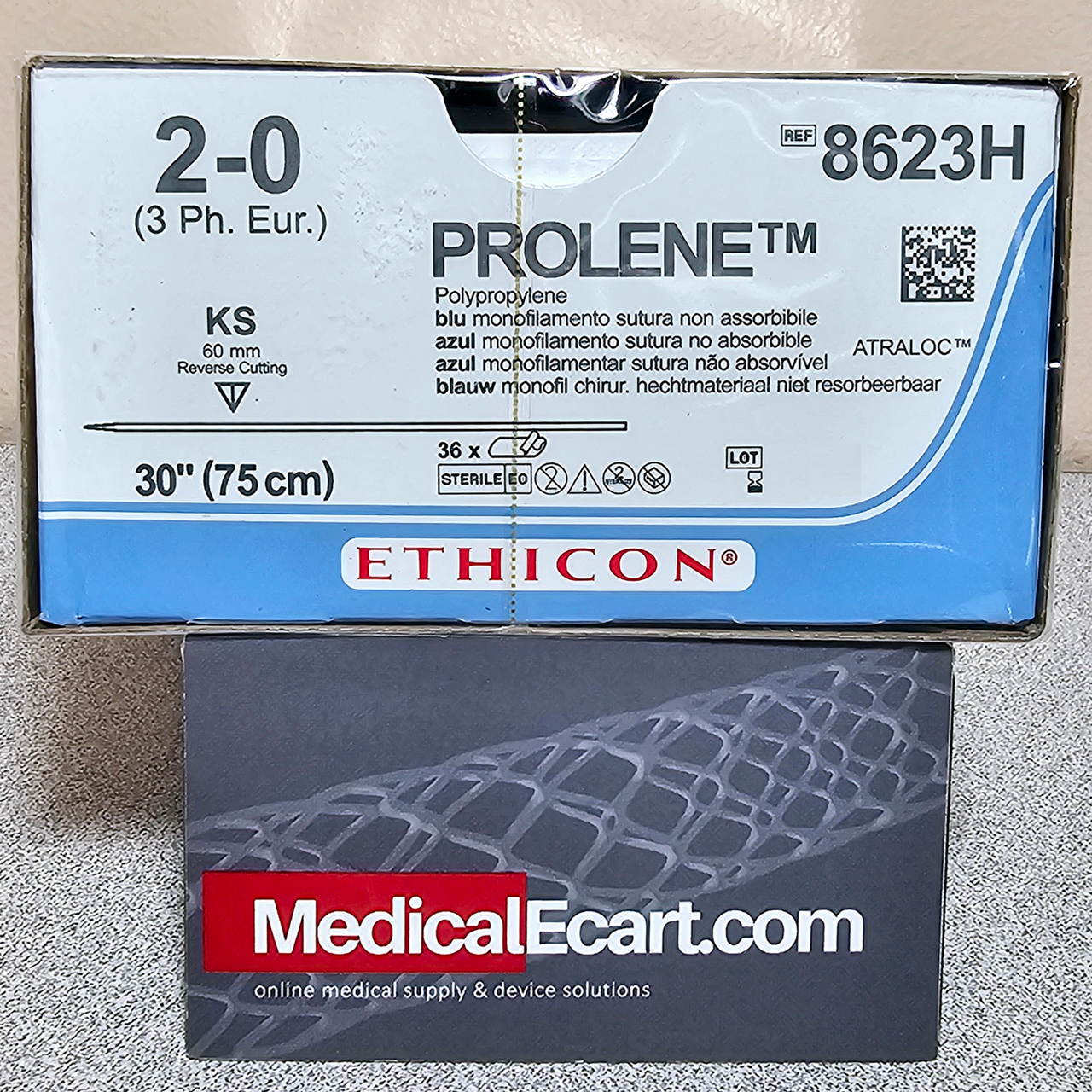 Suture, Size 2-0, 30", Prol BL Mono KS, 3 dz/bx (Continental US Only)