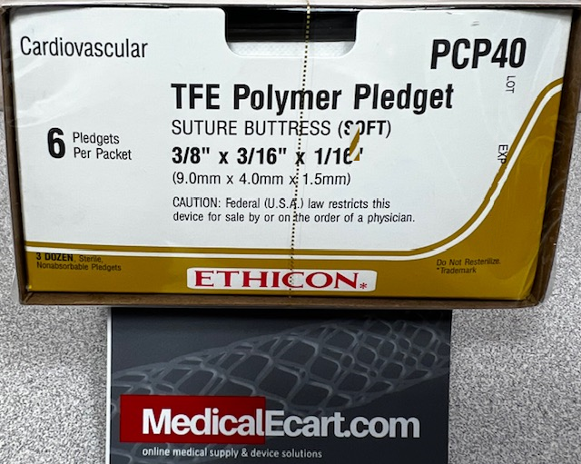 TFE Polymer Pledget, Soft, 3/8" x 3/16" x 1/16", 6/pk, 36 pk/bx (Continental US Only)