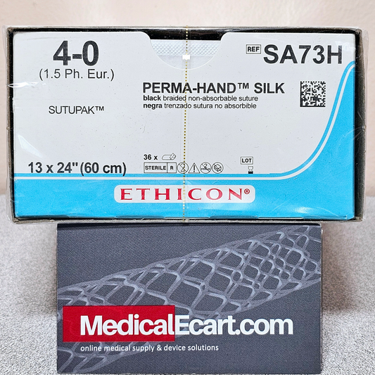 Suture, Sutupak Pre-Cut, Size 4-0, 13-24", Black Braided, 3 dz/bx (Continental US Only)