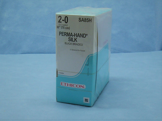 Suture, Sutupak Pre-Cut, Size 2-0, 10-30", Black Braided, 3 dz/bx (Continental US Only)