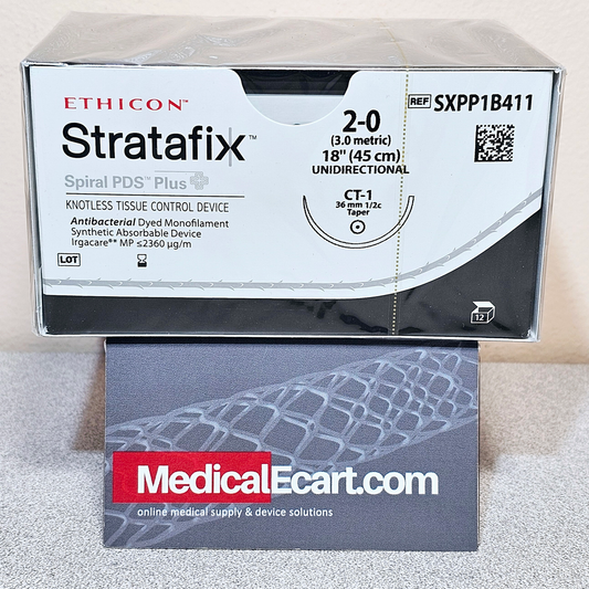 Suture, Spiral, Violet Monofilament, Size 2-0, Needle CT-1, 45 cm, 12/bx (Continental US Only)
