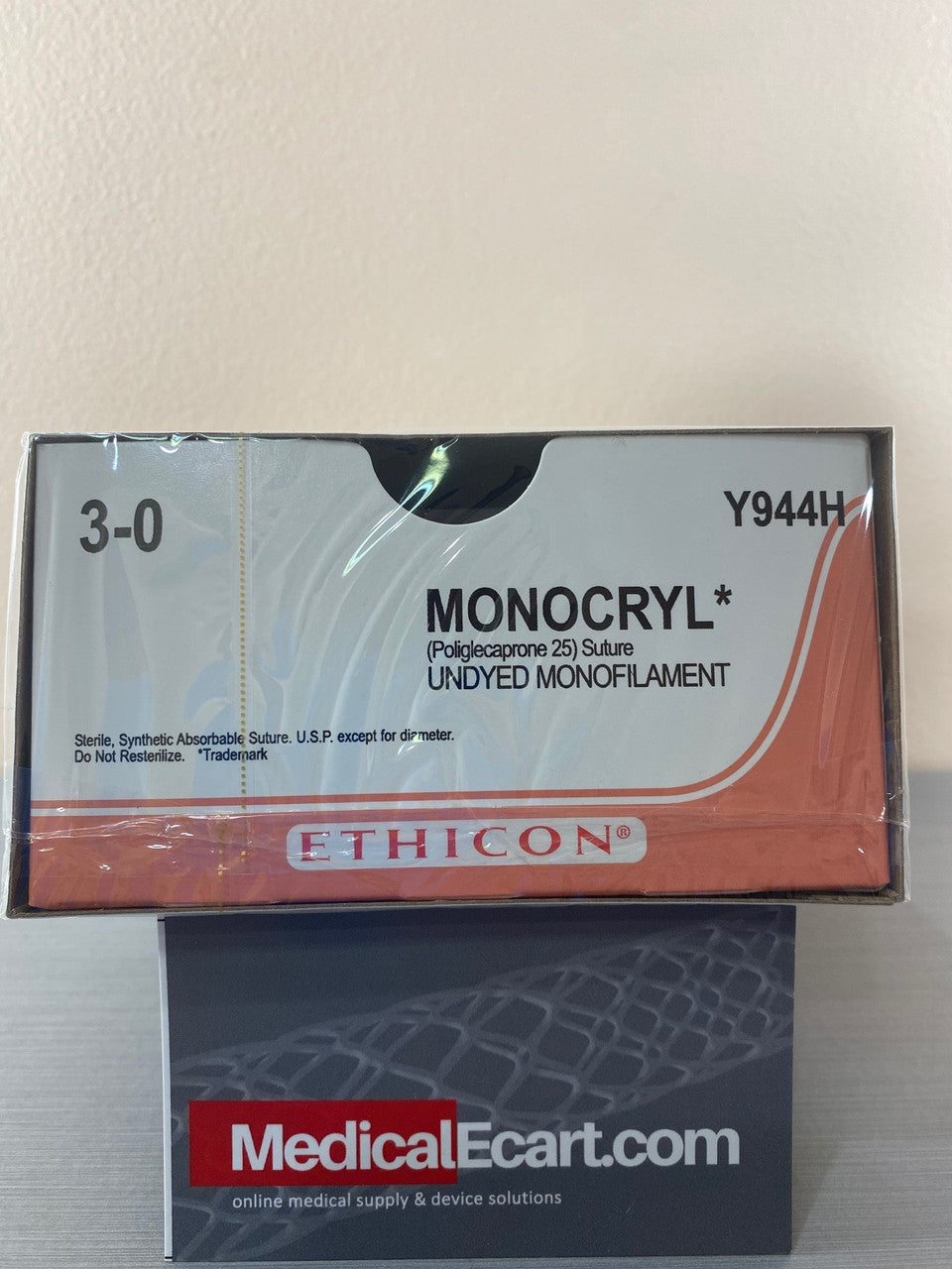 Suture, Taper Point, Size 3-0, 36", Undyed Monofilament, Needle CT-1, _ Circle, 3 dz/bx (Continental US Only)