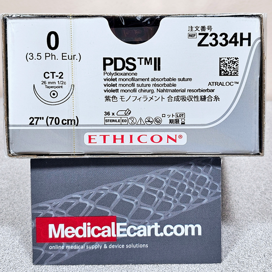 Suture, Taper Point, Size 0, 27", Violet Monofilament, Needle CT-2, 3 dz/bx (Continental US Only)