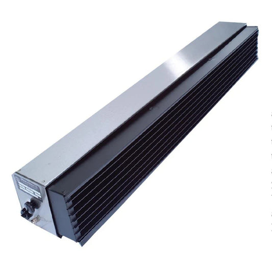 Wall Mounted Fan. 2 x 95W Internal Lamps at 120V, IP20 Rating, Suitable for Class 1 Installations, Whisper Quiet (44Db), 450 sq.ft. Coverage Area. (DROP SHIP ONLY) (Products cannot be sold on Amazon.com or any other 3rd party site)