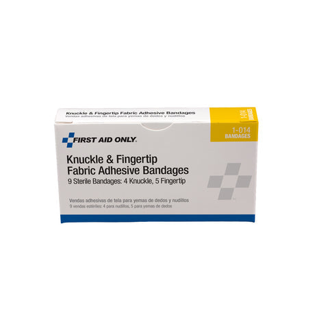 Fabric Fingertip Bandages, Blue Metal Detectable, 25/bx (DROP SHIP ONLY - $150 Minimum Order)
