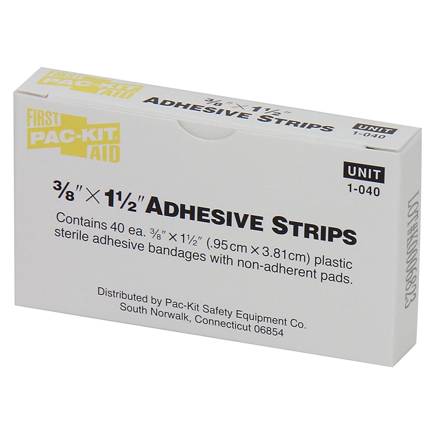 Plastic Bandages, 3/8x1.5, 40/bx (DROP SHIP ONLY - $150 Minimum Order)