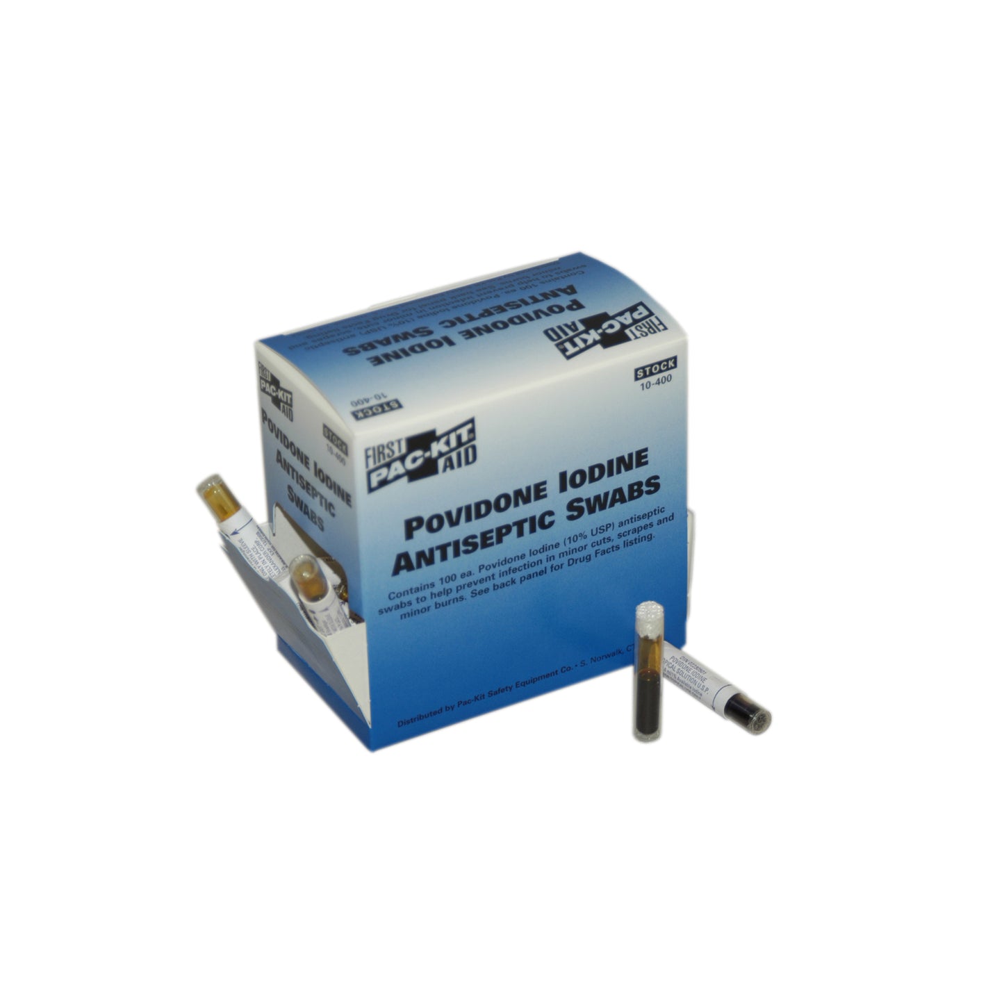 PVP Iodine Swabs, 100/bx  (DROP SHIP ONLY - $150 Minimum Order)